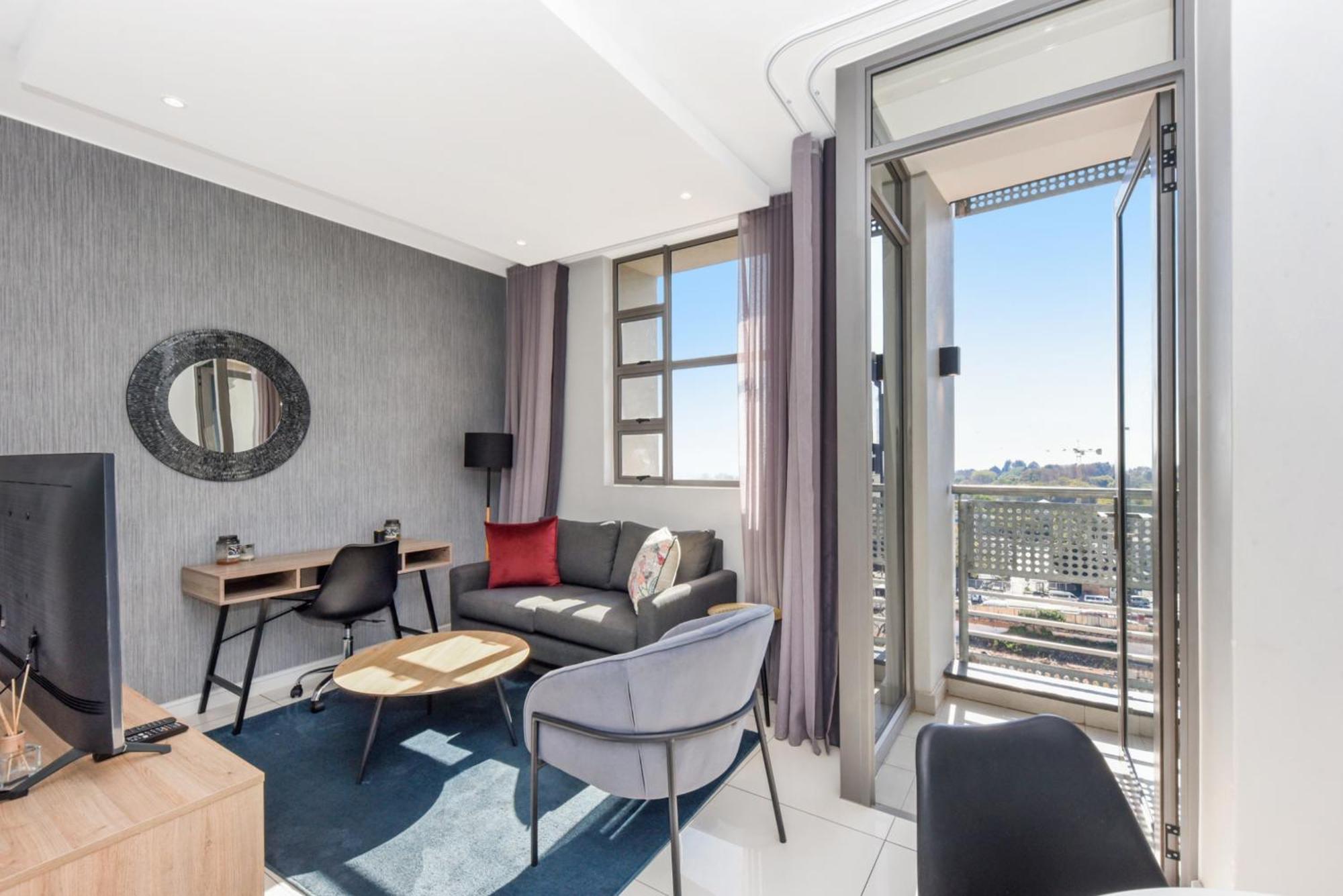 The Median Rosebank Luxury Apartment - Building With Generator Joanesburgo Exterior foto